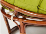Кресло Papasan 23/01 W с подушкой Pecan, флок Олива