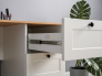 Стол письменный 12.159 Остин Белый шагрень