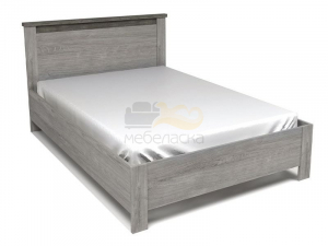 Кровать 1200 Денвер без основания Риббек серый