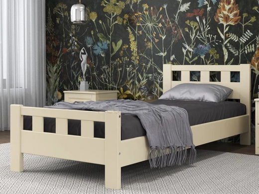 Кровать Вероника-2 900 Слоновая кость
