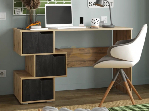 Стол компьютерный СК 11 вотан, обсидиан